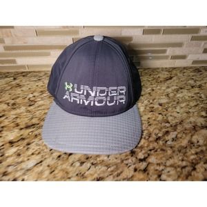 Under Armour Hat Cap Black Grey Snapback Adjustable One Size Fits All